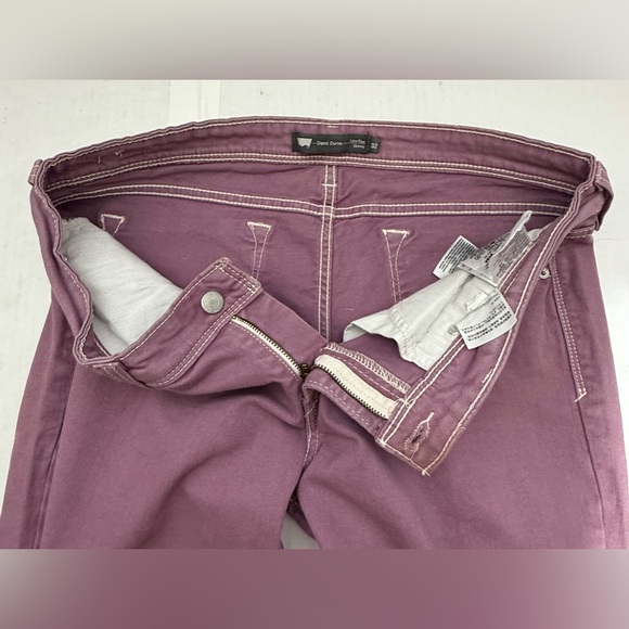 Levi's Demi Curve Low Rise Skinny Jeans Purple Women's Size W32xL32 - Picture 12 of 13